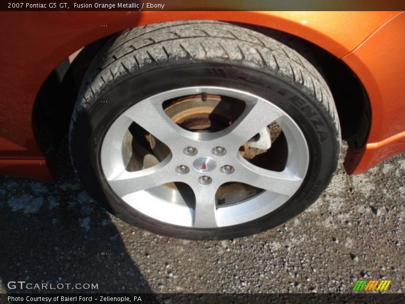 Fusion Orange Metallic / Ebony 2007 Pontiac G5 GT
