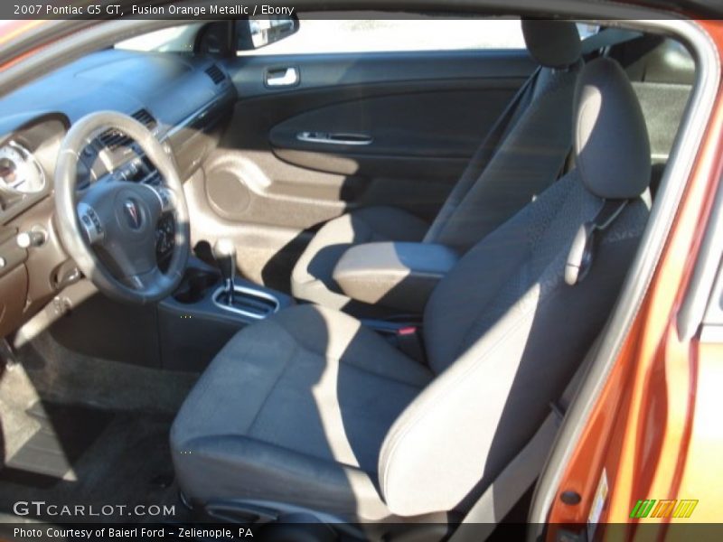 Fusion Orange Metallic / Ebony 2007 Pontiac G5 GT