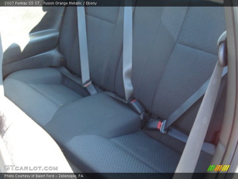 Fusion Orange Metallic / Ebony 2007 Pontiac G5 GT