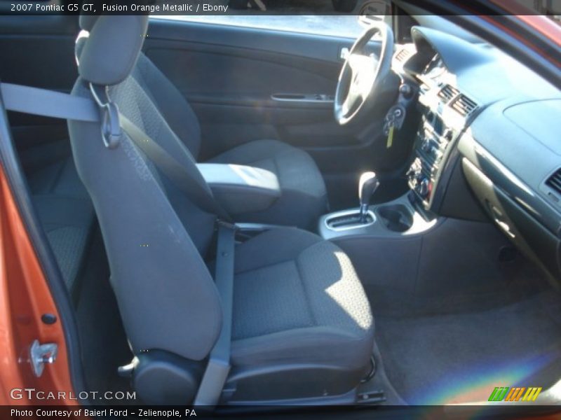 Fusion Orange Metallic / Ebony 2007 Pontiac G5 GT