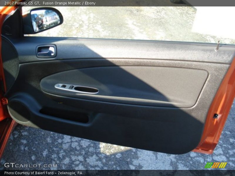 Fusion Orange Metallic / Ebony 2007 Pontiac G5 GT