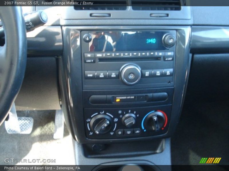 Fusion Orange Metallic / Ebony 2007 Pontiac G5 GT