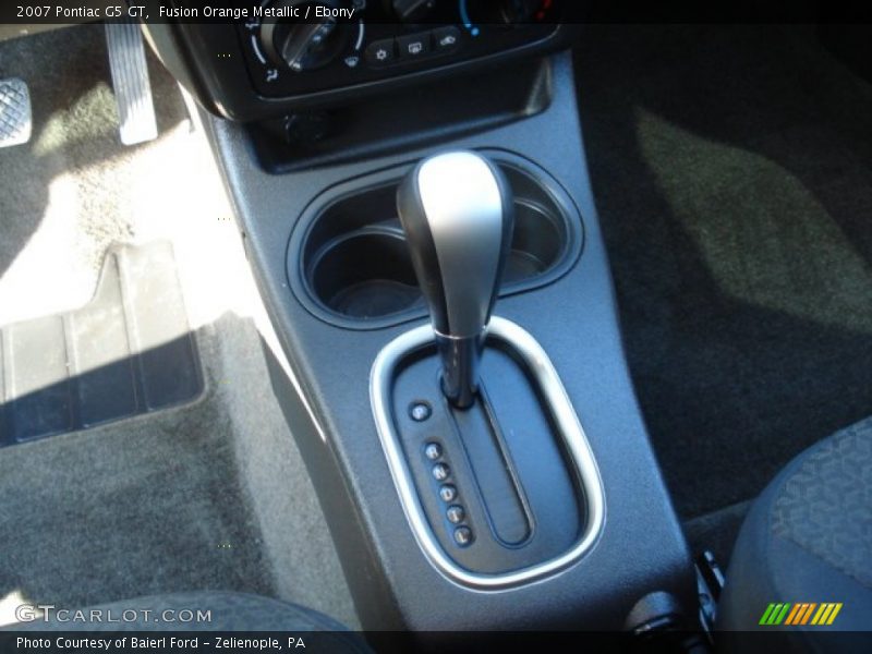 Fusion Orange Metallic / Ebony 2007 Pontiac G5 GT