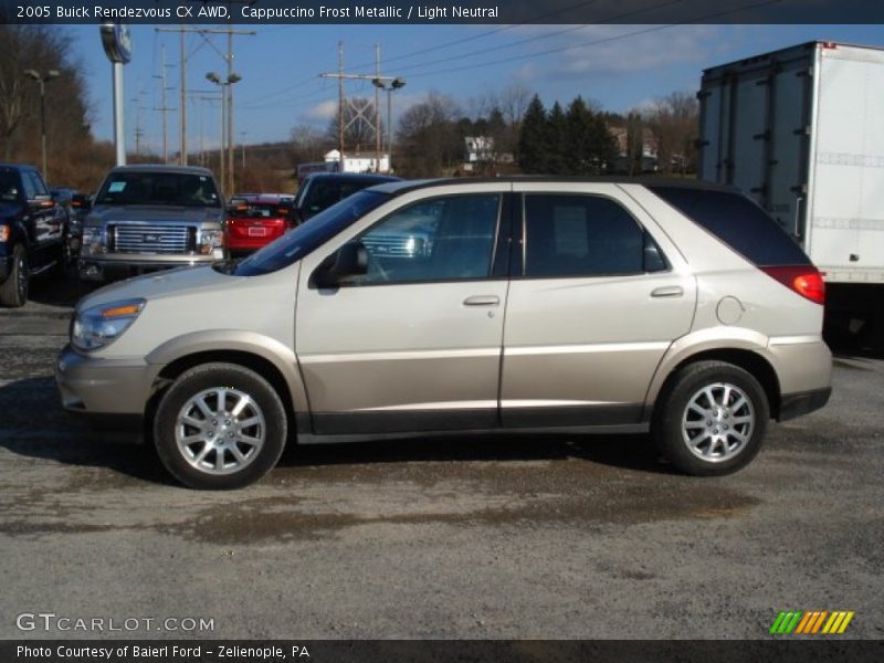 Cappuccino Frost Metallic / Light Neutral 2005 Buick Rendezvous CX AWD