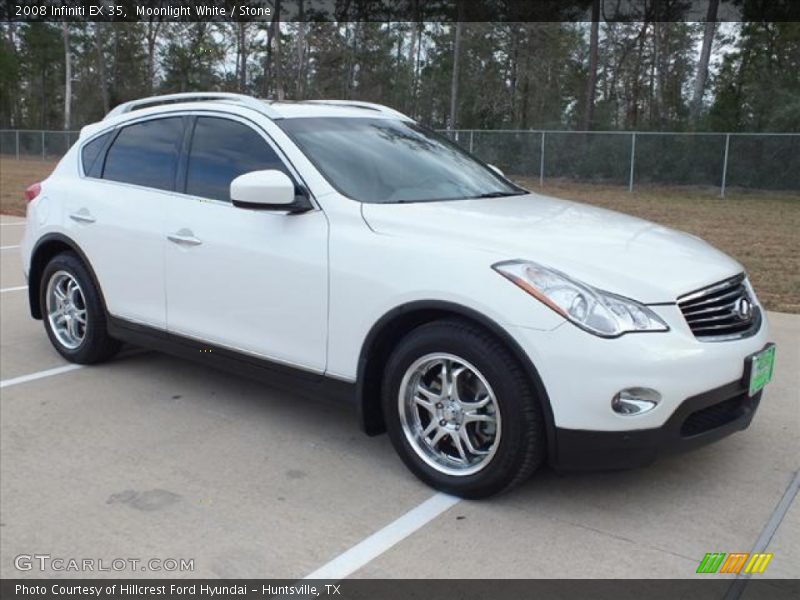 Moonlight White / Stone 2008 Infiniti EX 35