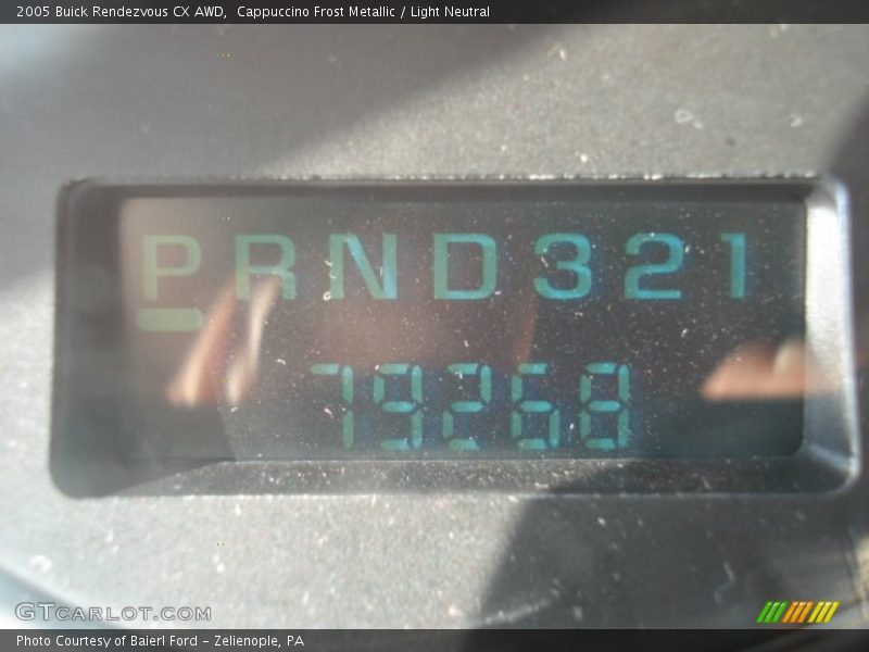 Cappuccino Frost Metallic / Light Neutral 2005 Buick Rendezvous CX AWD