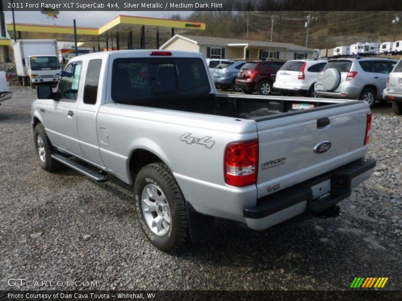 Silver Metallic / Medium Dark Flint 2011 Ford Ranger XLT SuperCab 4x4