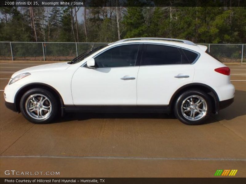 Moonlight White / Stone 2008 Infiniti EX 35