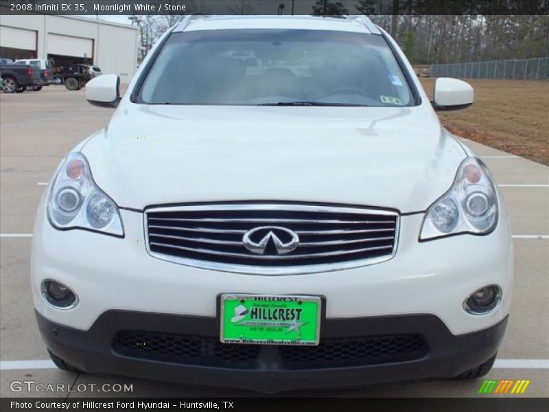 Moonlight White / Stone 2008 Infiniti EX 35