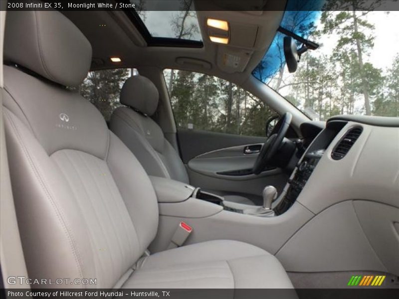 Moonlight White / Stone 2008 Infiniti EX 35