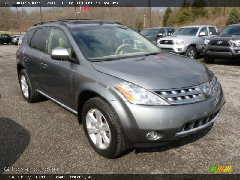 Platinum Pearl Matallic / Cafe Latte 2007 Nissan Murano SL AWD