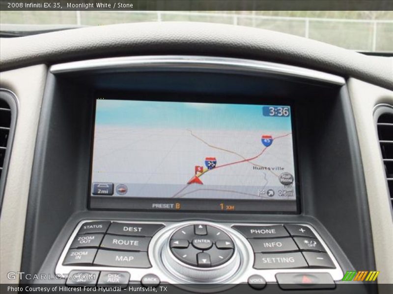 Moonlight White / Stone 2008 Infiniti EX 35