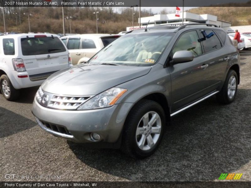Platinum Pearl Matallic / Cafe Latte 2007 Nissan Murano SL AWD