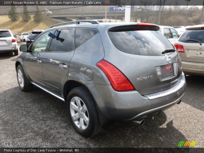 Platinum Pearl Matallic / Cafe Latte 2007 Nissan Murano SL AWD