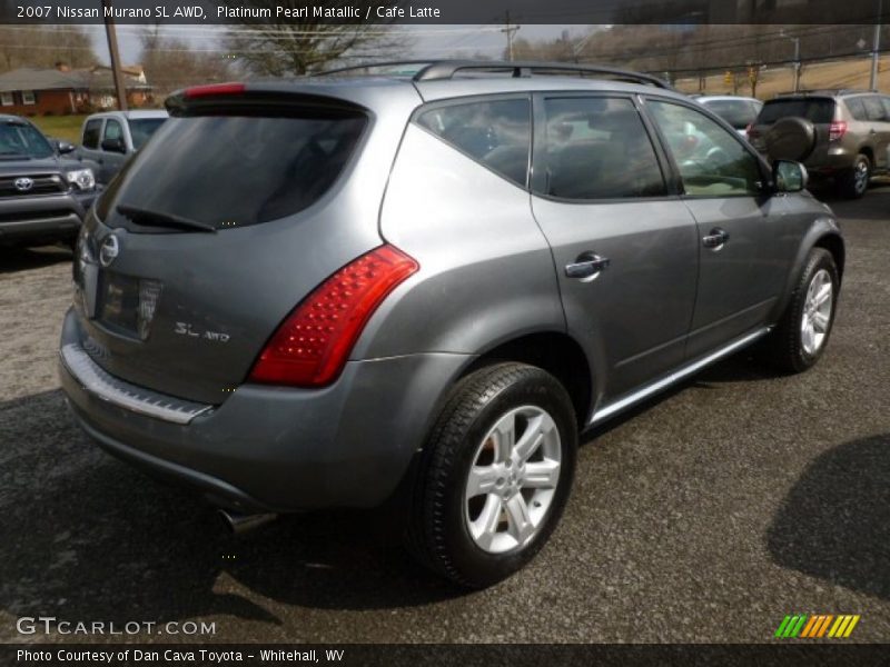 Platinum Pearl Matallic / Cafe Latte 2007 Nissan Murano SL AWD