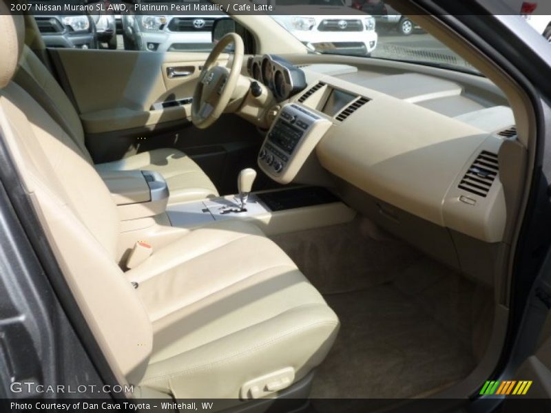 Platinum Pearl Matallic / Cafe Latte 2007 Nissan Murano SL AWD