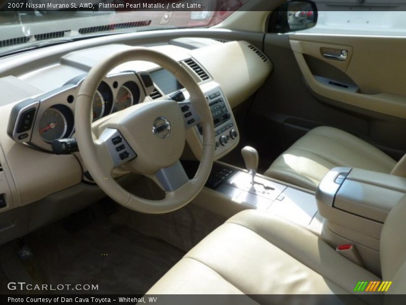 Platinum Pearl Matallic / Cafe Latte 2007 Nissan Murano SL AWD