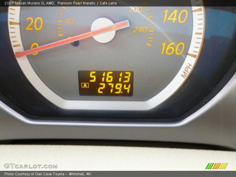Platinum Pearl Matallic / Cafe Latte 2007 Nissan Murano SL AWD