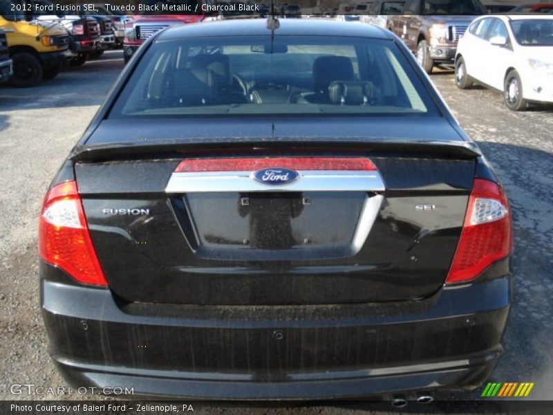 Tuxedo Black Metallic / Charcoal Black 2012 Ford Fusion SEL