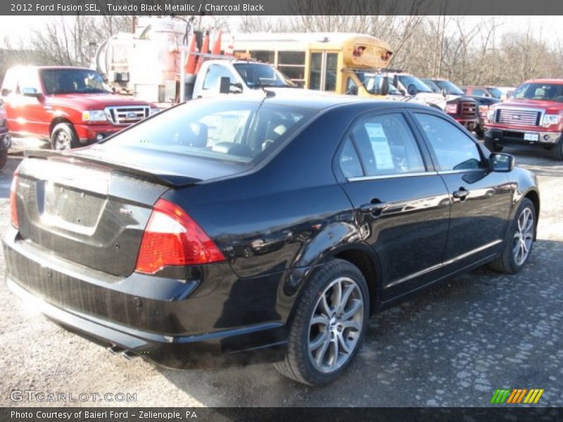 Tuxedo Black Metallic / Charcoal Black 2012 Ford Fusion SEL