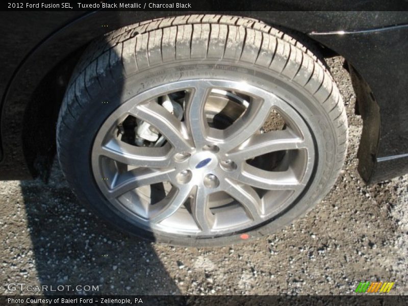 Tuxedo Black Metallic / Charcoal Black 2012 Ford Fusion SEL