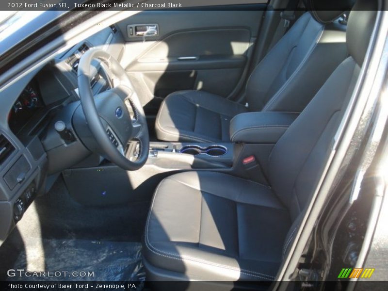 Tuxedo Black Metallic / Charcoal Black 2012 Ford Fusion SEL