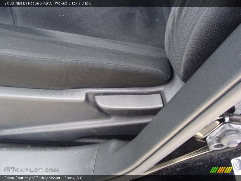 Wicked Black / Black 2008 Nissan Rogue S AWD