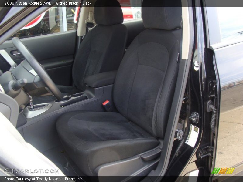 Wicked Black / Black 2008 Nissan Rogue S AWD