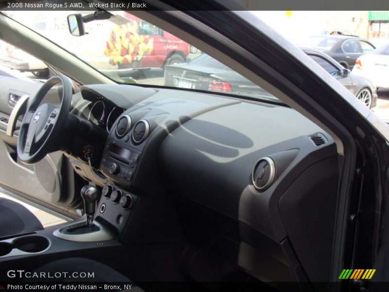 Wicked Black / Black 2008 Nissan Rogue S AWD