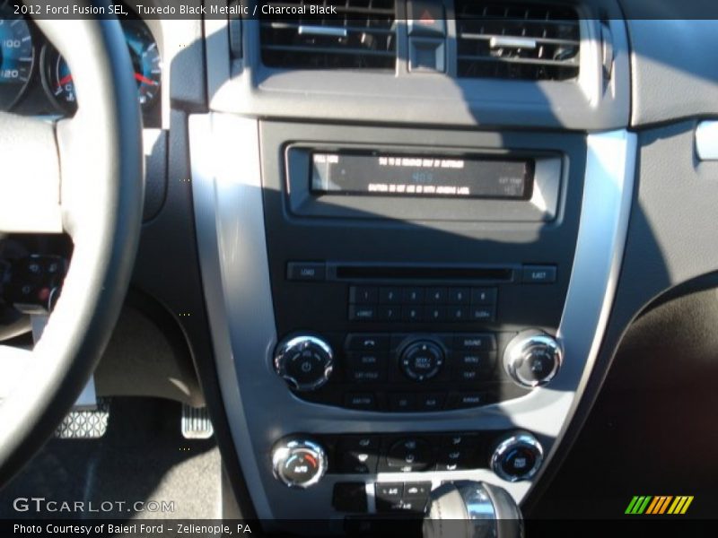 Tuxedo Black Metallic / Charcoal Black 2012 Ford Fusion SEL