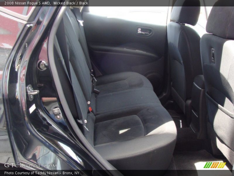 Wicked Black / Black 2008 Nissan Rogue S AWD