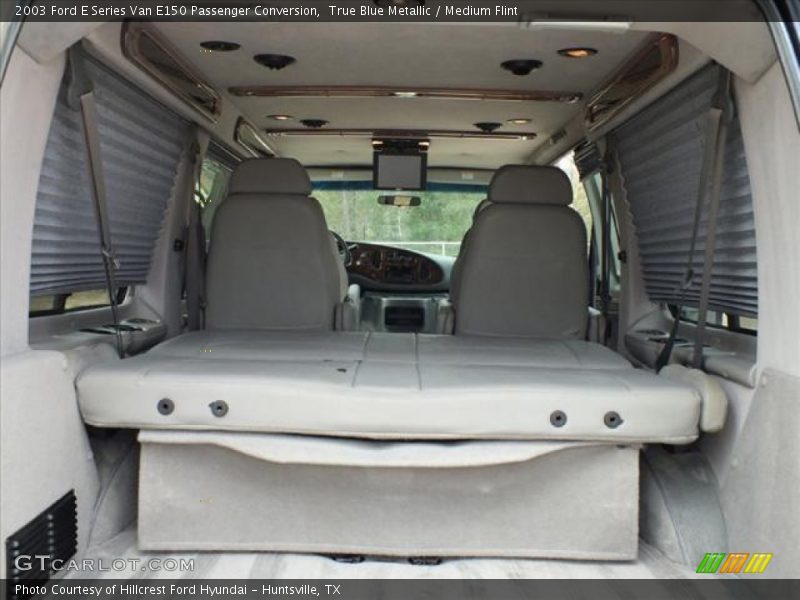 True Blue Metallic / Medium Flint 2003 Ford E Series Van E150 Passenger Conversion