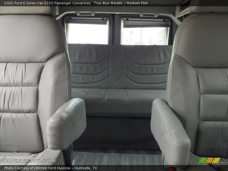 True Blue Metallic / Medium Flint 2003 Ford E Series Van E150 Passenger Conversion