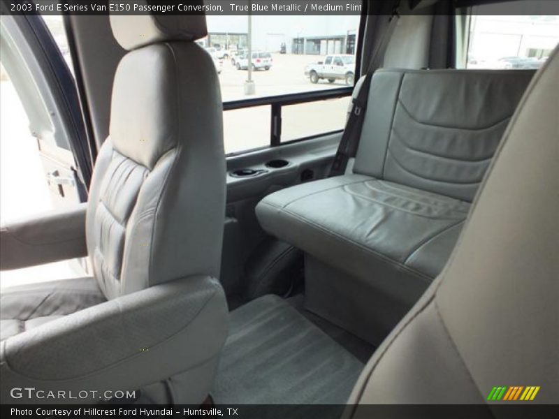 True Blue Metallic / Medium Flint 2003 Ford E Series Van E150 Passenger Conversion