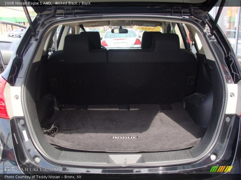 Wicked Black / Black 2008 Nissan Rogue S AWD
