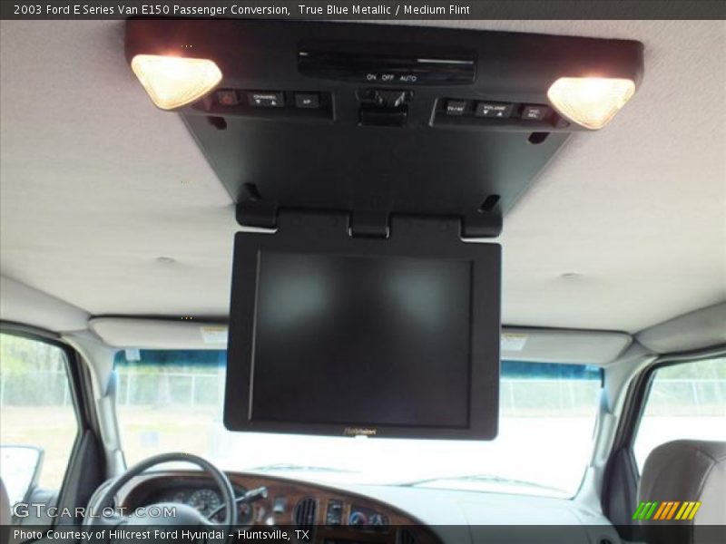 True Blue Metallic / Medium Flint 2003 Ford E Series Van E150 Passenger Conversion