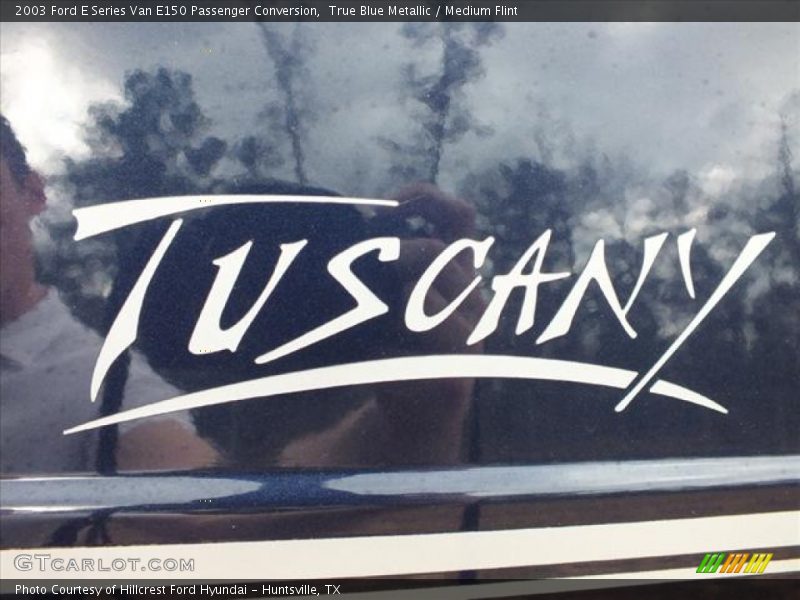 True Blue Metallic / Medium Flint 2003 Ford E Series Van E150 Passenger Conversion