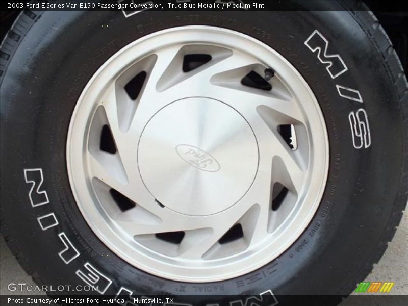 True Blue Metallic / Medium Flint 2003 Ford E Series Van E150 Passenger Conversion