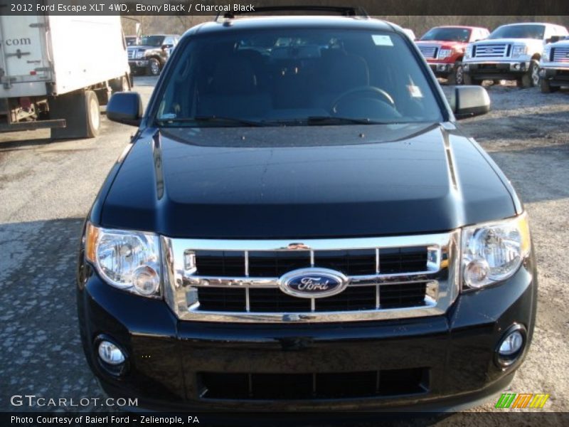 Ebony Black / Charcoal Black 2012 Ford Escape XLT 4WD