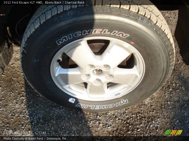Ebony Black / Charcoal Black 2012 Ford Escape XLT 4WD
