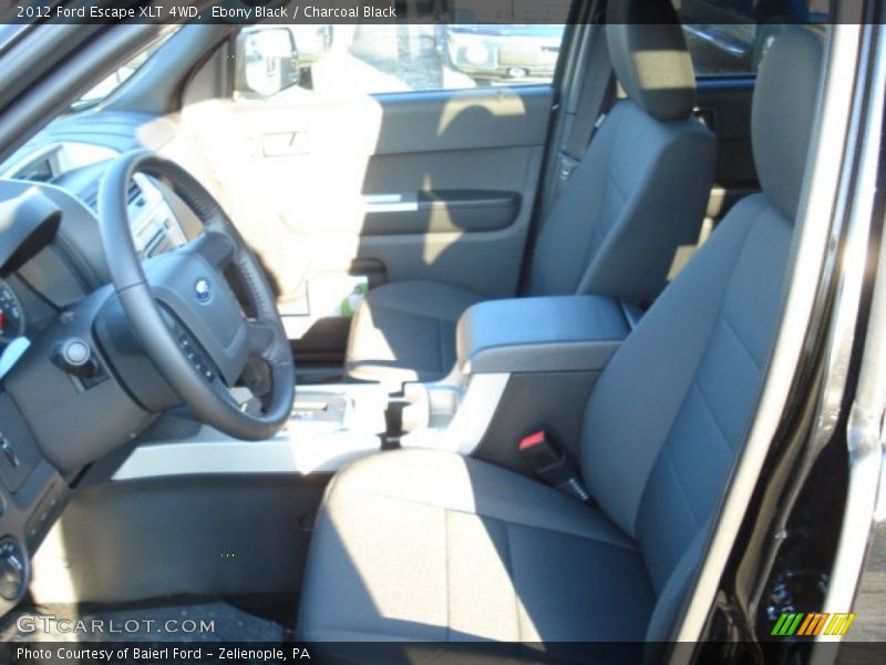 Ebony Black / Charcoal Black 2012 Ford Escape XLT 4WD