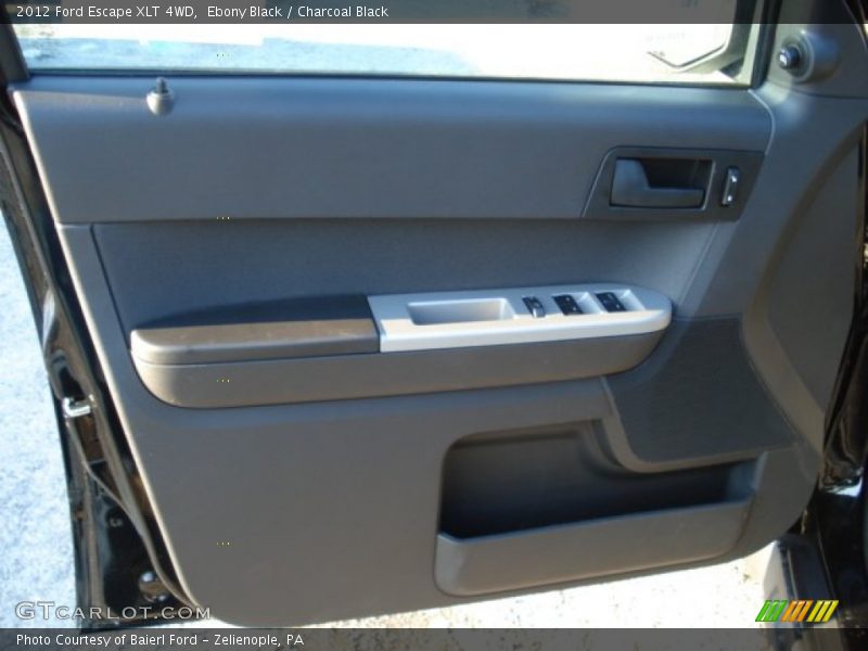 Ebony Black / Charcoal Black 2012 Ford Escape XLT 4WD