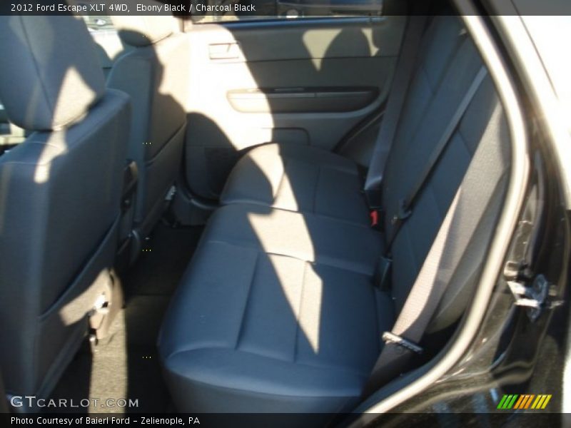 Ebony Black / Charcoal Black 2012 Ford Escape XLT 4WD