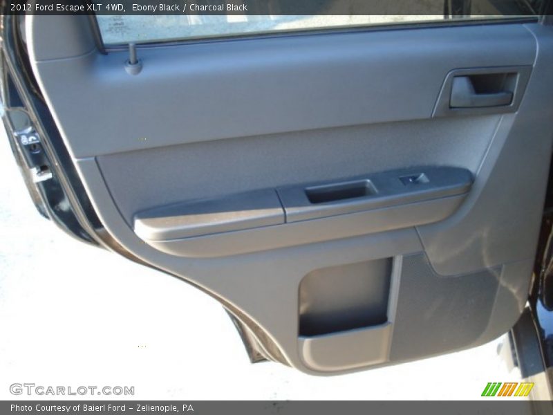 Ebony Black / Charcoal Black 2012 Ford Escape XLT 4WD