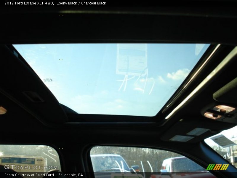 Ebony Black / Charcoal Black 2012 Ford Escape XLT 4WD