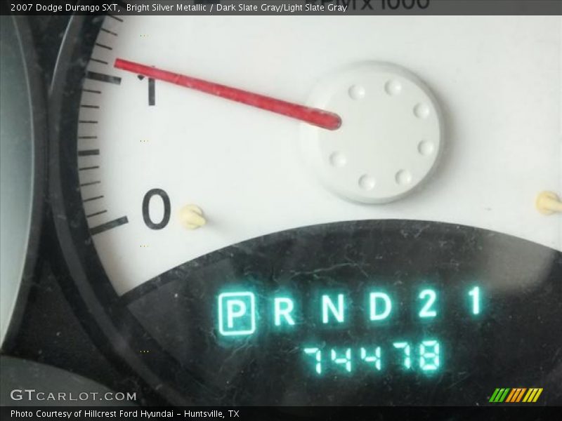 Bright Silver Metallic / Dark Slate Gray/Light Slate Gray 2007 Dodge Durango SXT