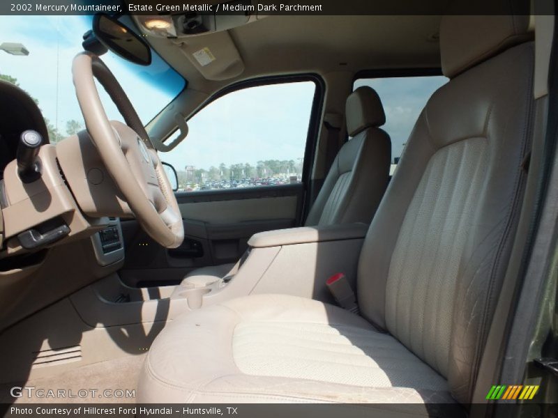 Estate Green Metallic / Medium Dark Parchment 2002 Mercury Mountaineer