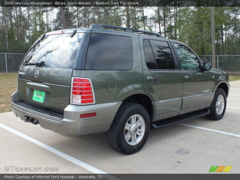 Estate Green Metallic / Medium Dark Parchment 2002 Mercury Mountaineer