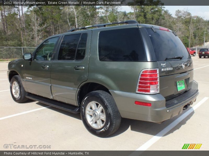 Estate Green Metallic / Medium Dark Parchment 2002 Mercury Mountaineer