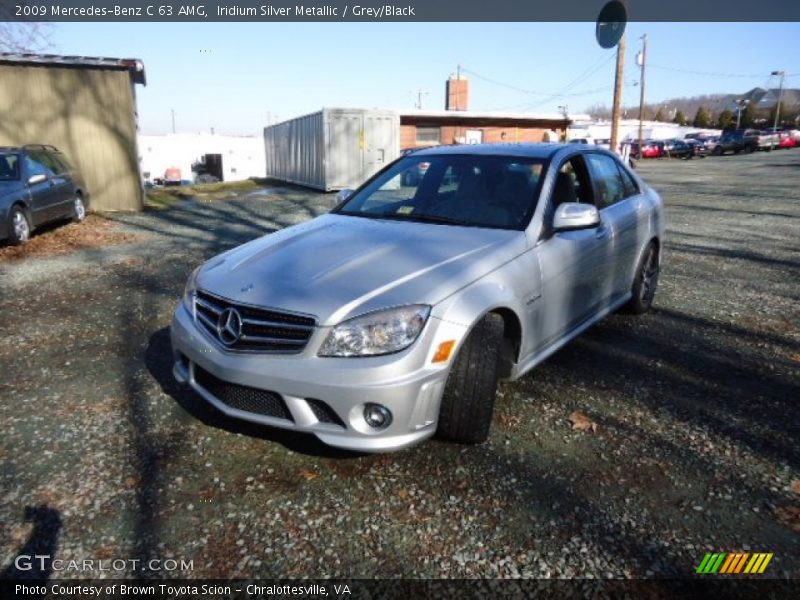 Iridium Silver Metallic / Grey/Black 2009 Mercedes-Benz C 63 AMG